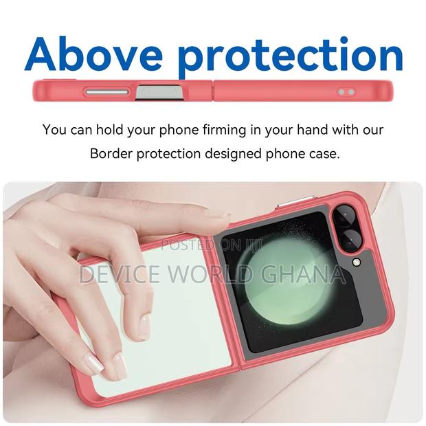 Transparent Color Case Available for Samsung Z Flip 6 and 5 · Photo 4