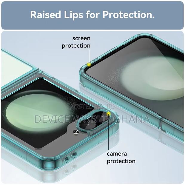 Transparent Color Case Available for Samsung Z Flip 6 and 5 · Photo 6
