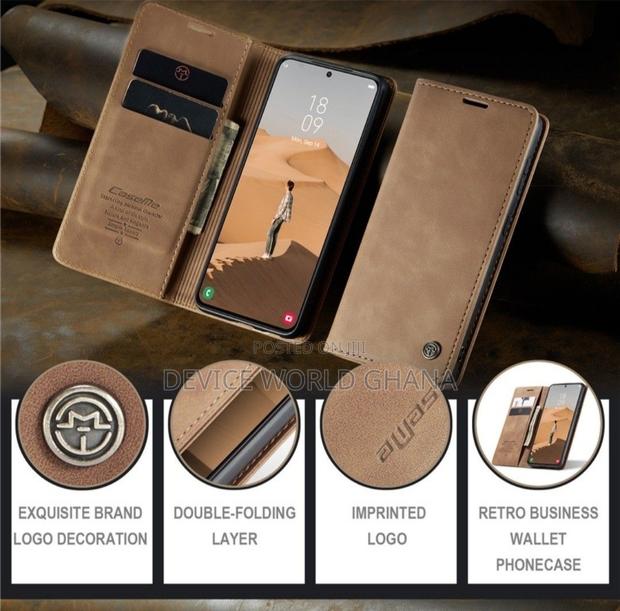 Nn Caseme Leather Flip Case for Samsung S24fe S23fe S21fe · Photo 6