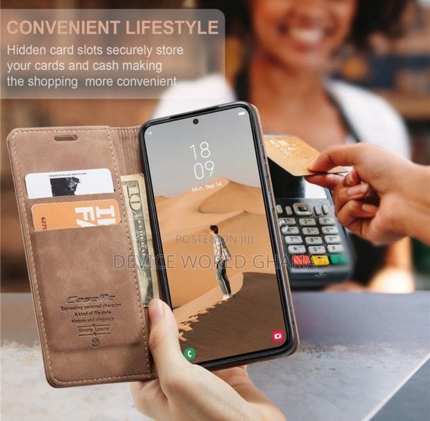 Nn Caseme Leather Flip Case for Samsung S24fe S23fe S21fe · Photo 5
