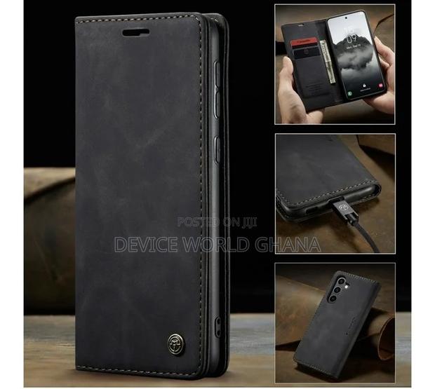 Nn Caseme Leather Flip Case for Samsung S24fe S23fe S21fe · Photo 3