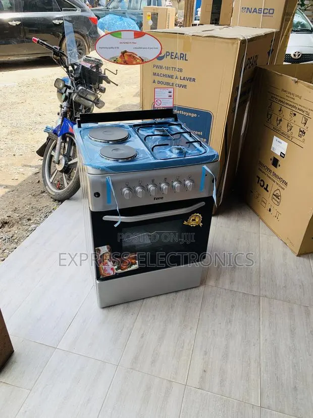 Limited Stock Sliver Gas Cooker Oven Grill 2-2 60/60 Stove · Photo 1