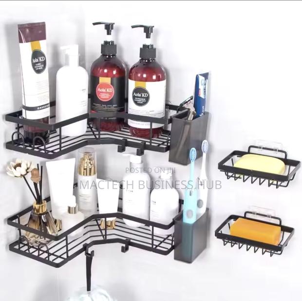 5pcs Bathroom Corner Shelf · Photo 2
