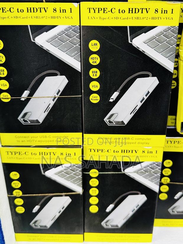 Type C To Hdmi And Vga ( 8 In 1 ) · Photo 1