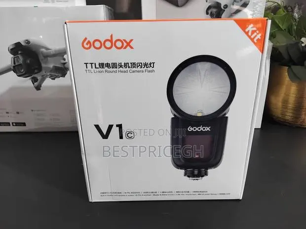 Godox V1c Flash V1-C Usa Version Round Head Camera Flash · Photo 1