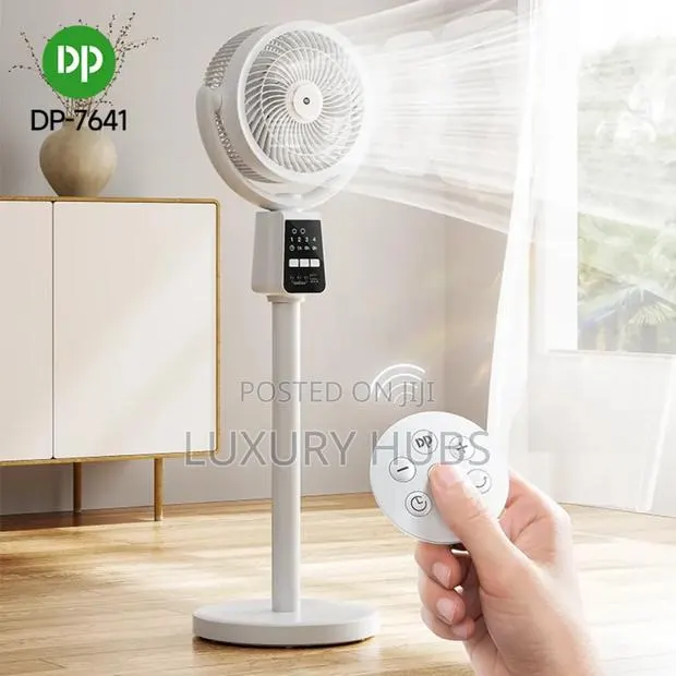 Rechargeable Standing Fan | 12000mah | 4 Speeds | Remote Control · Photo 1