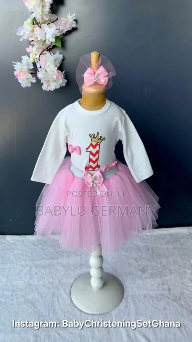 Premium Pink Tutu Skirt, Top, Head Band Gift Set · Photo 1