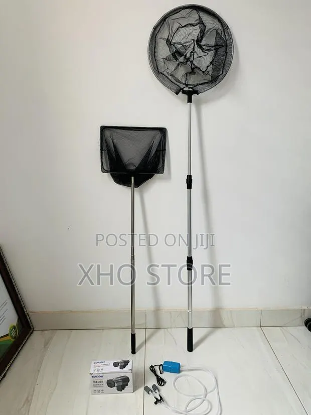 Fish Net, Extendible Anti-Slip Handle,Scoop Net 150cm and 105cm · Photo 1