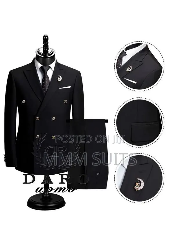 Latest Fashion Turkish Double-Breasted Men 2-Piece Suit · Photo 1