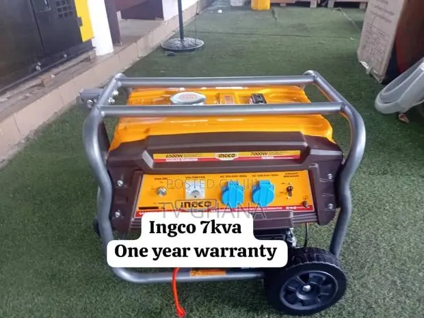 Powerful INGCO 7KVA Generator – 7000W Petrol Genset7kva · Photo 1