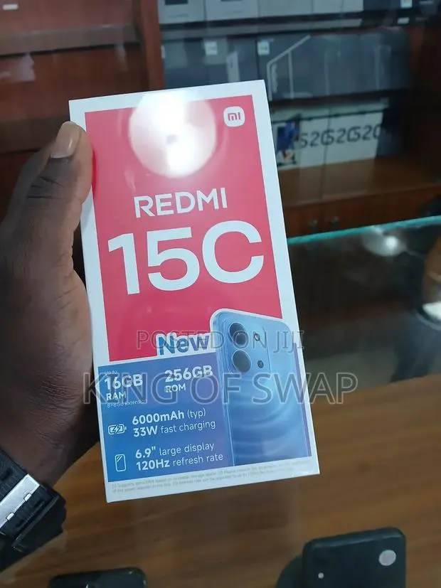 New Xiaomi Redmi 15C 4G 256 GB Black · Photo 1