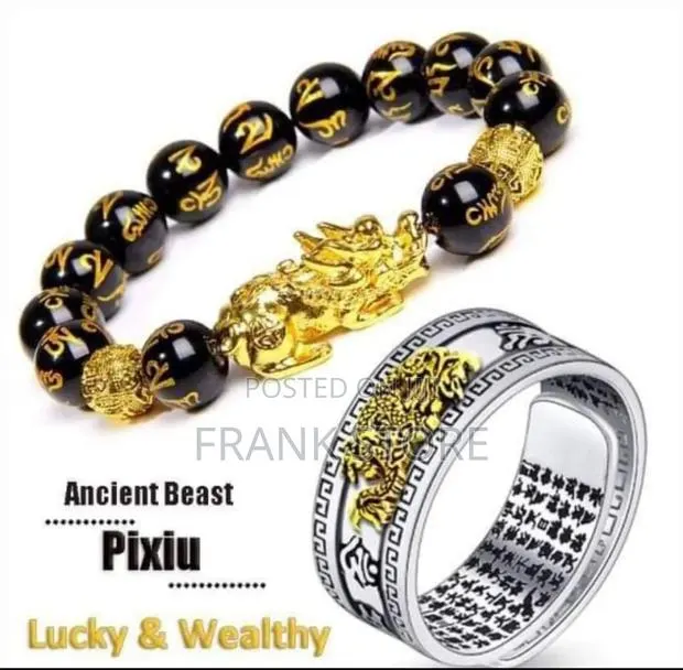 Obsidian Bracelet and Ring · Photo 1