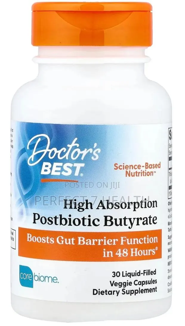 Postbiotic Butyrate, Trybutyrin 300mg, Stomach/Gut Health, 30 Veg Caps