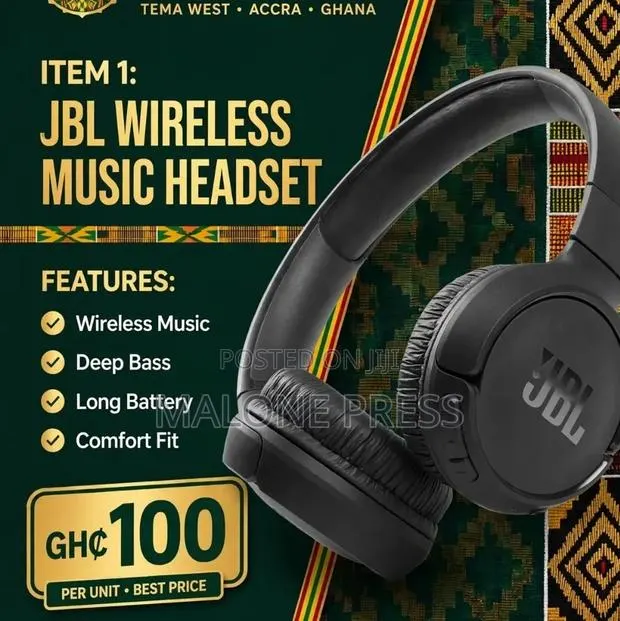 JBL Wireless Music Headset Original Available Call Now · Photo 1