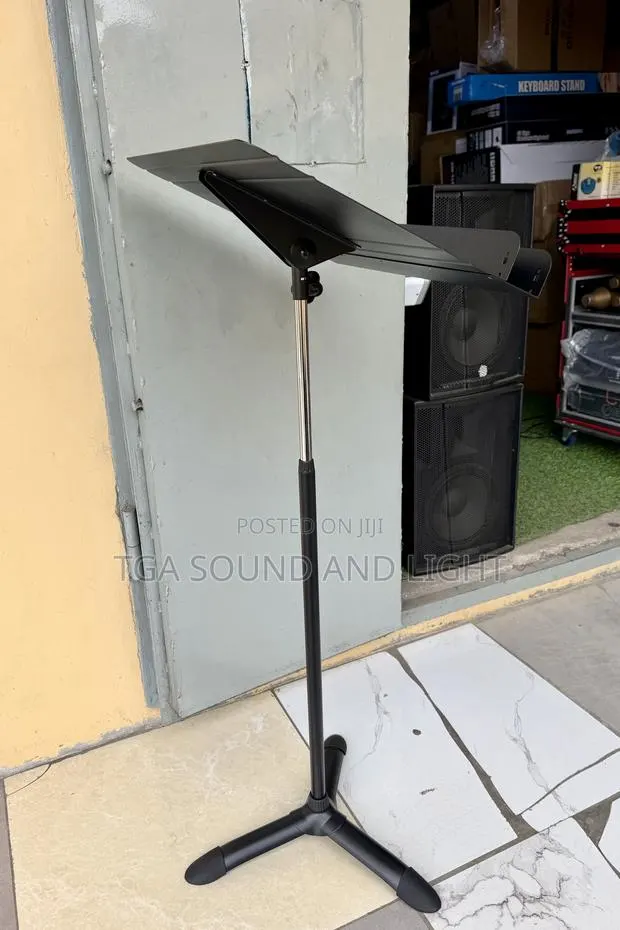 Hebikuo PA650B Heavy Duty Pulpit Stand With Adjustable Height · Photo 1