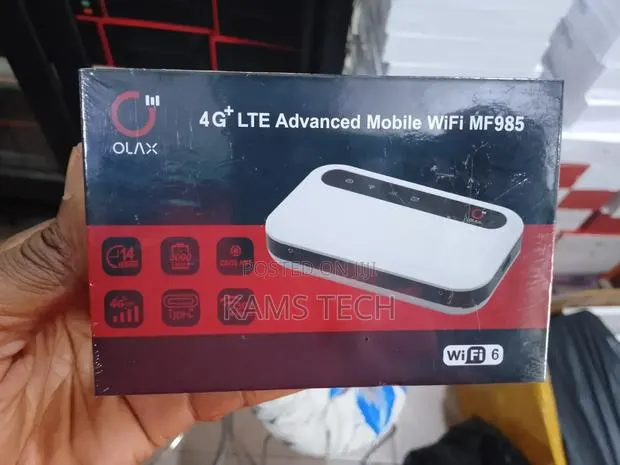 Olax 4G+ LTE Universal Sim Pocket Mifi (Mf985) · Photo 1