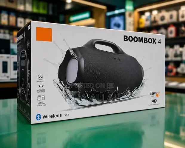 Boombox 4 — Waterproof. Wireless. Unstoppable · Photo 1