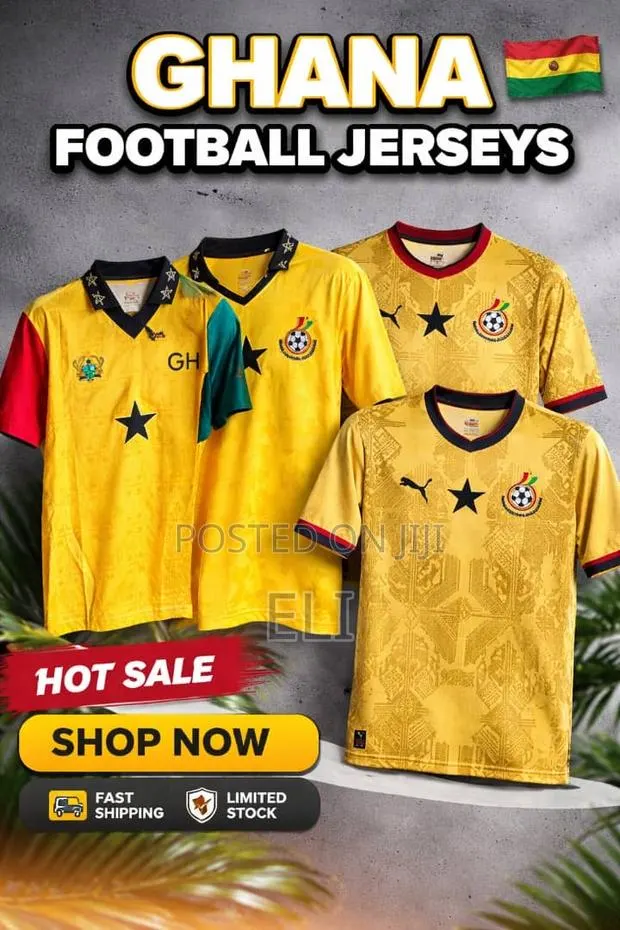 This Jersey Hard! Ghana Black Stars New Drop · Photo 1