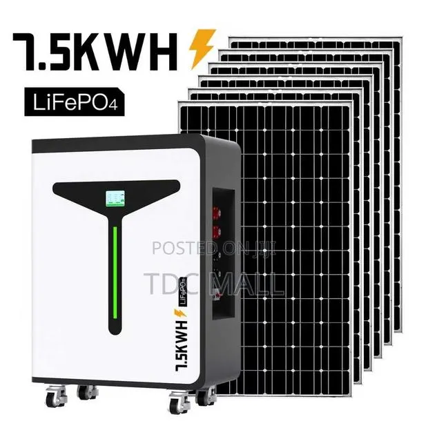7.68Kwh LifeP04 All-in-One Solar Energy Storage + 5 Panels · Photo 1