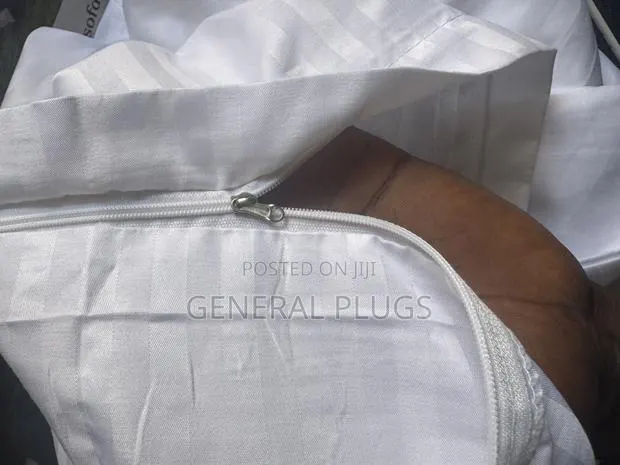 Ultra Soft Cotton Stripped White Duvet Cover Only for Hotels · Photo 1