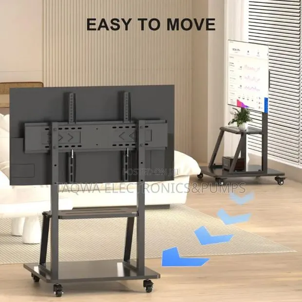 Thicker 60-100 Inches Mobile TV Stand Inches · Photo 1