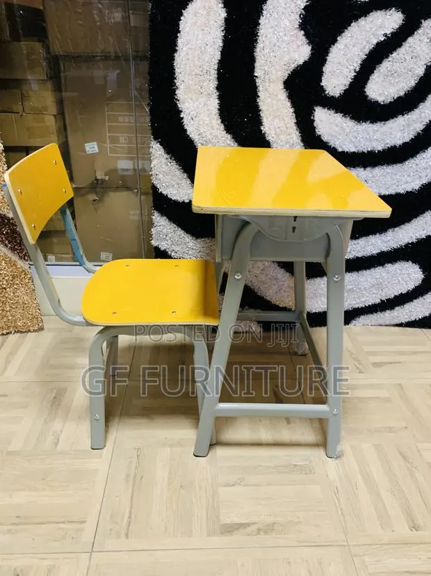 Sturdy Yellow Student Desk Chair Set(Wholesale) · Photo 2