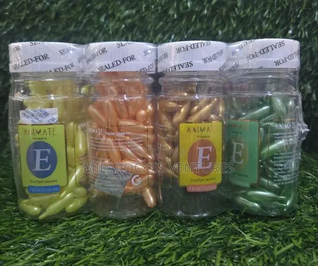 Animate Vitamin E Facial Essence. 70softgels. · Photo 1