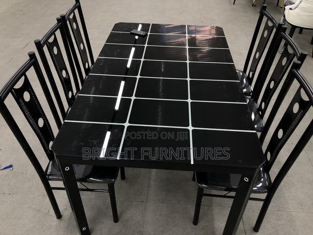 Glass Dining Table With Six Chairs · Photo 4