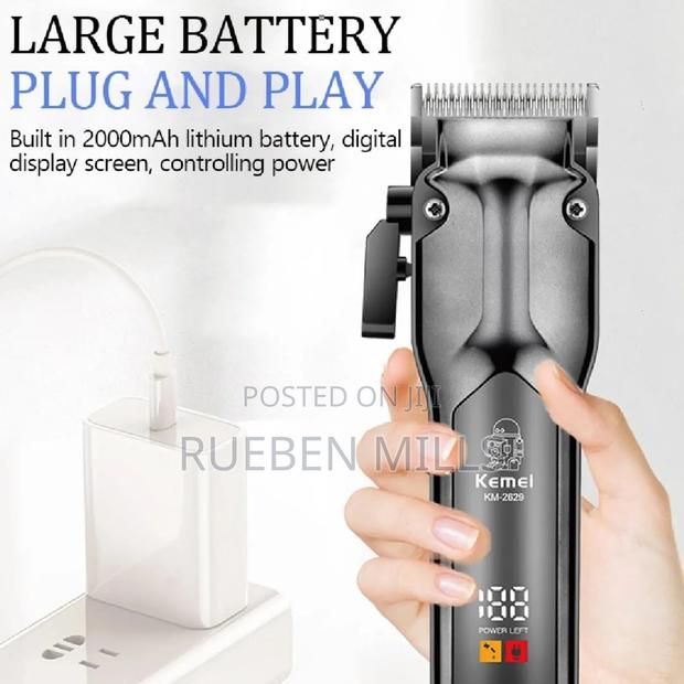 Low Noise Kemei KM-2629 Cordless Salon Barbering Machine · Photo 2