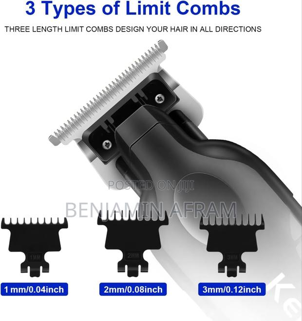 Rechargeable Cordless Metallic USB Hair Clipper · Photo 4