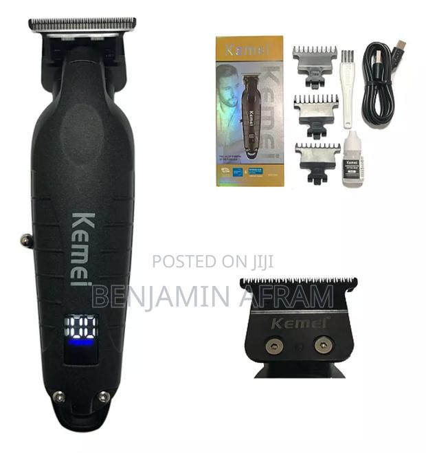 Rechargeable Cordless Metallic USB Hair Clipper · Photo 1