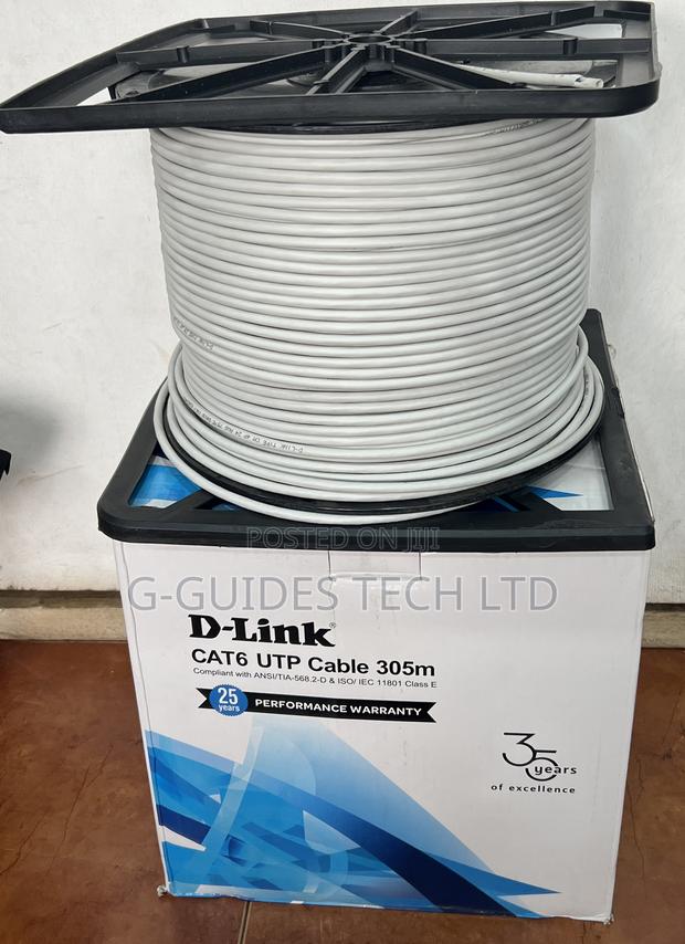 D-Link Cat6 Utp Cable 305m, D-Link Cat6 Utp Cable 305m 24awg · Photo 1