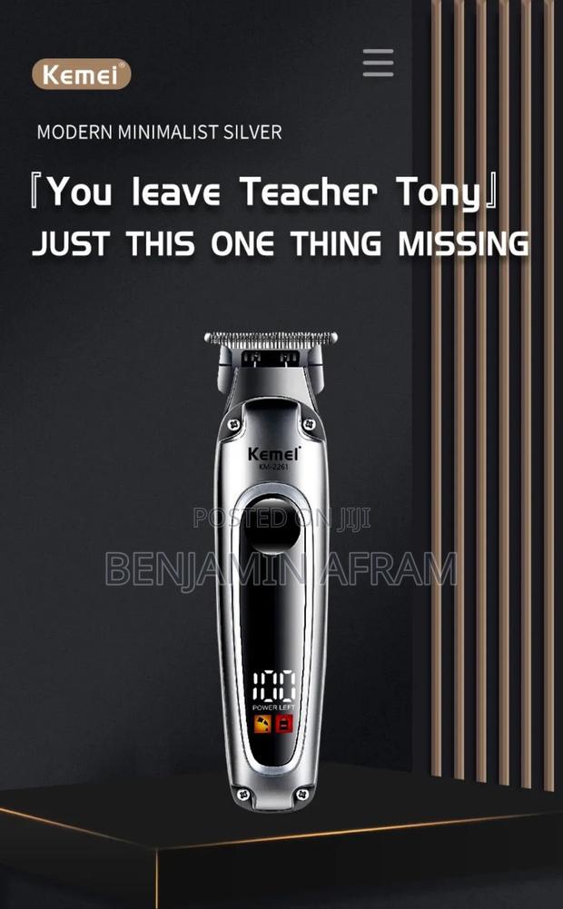 Professional Rechargeable Hair Trimmer KM-2261 · Photo 2