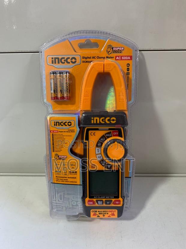 Digital Ac Clamp Meter Ac 600a - Dcm66001 · Photo 1