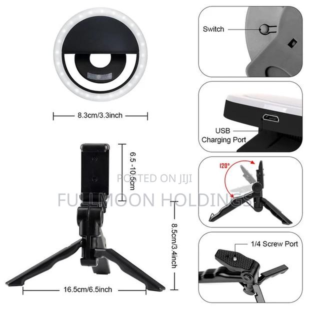 Selfie Light With Handheld Tripod · Photo 1