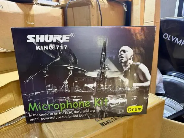 Shure King-717 7-piece Drum Microphone Kit. · Photo 1