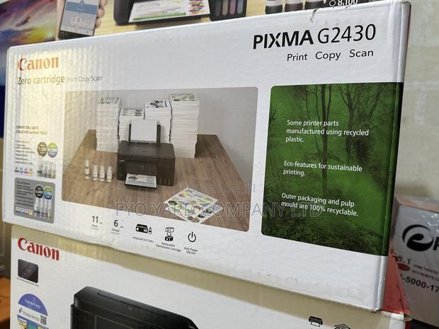 Use the Canon Pixma Ink Tank 3-in-1 Printer. · Photo 1