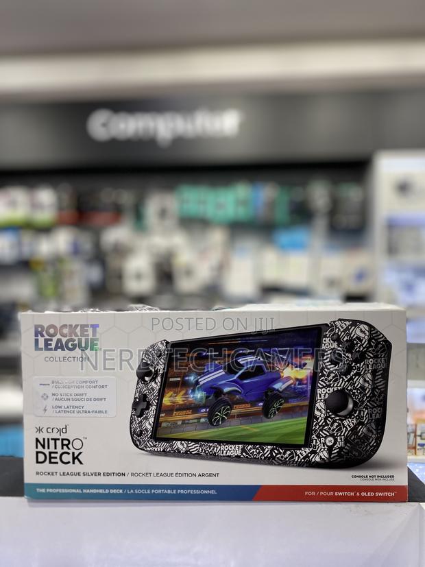 CRKD Nitro Deck Handheld Deck (Rocket League Silver Edition · Photo 1