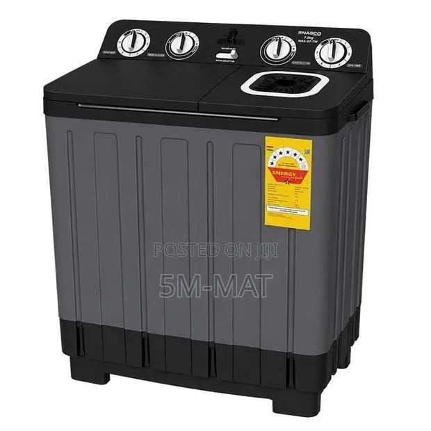 Nasco 11kg Nastt-Js110 Twin Tub Washing Machine White · Photo 1