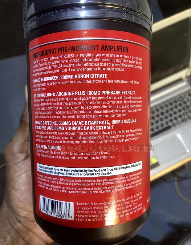 Nitrotest Pre-Workout Boost Nitric Oxide, Testosterone · Photo 2