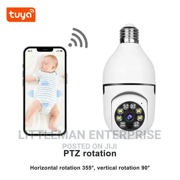 Wireless Bulb Rotating Camera Auto Tracking · Photo 1