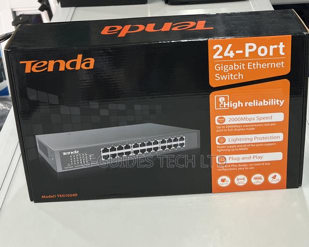 Tenda 24port Gigabit Switch, 24-Port Gigabit Ethernet Switch · Photo 1