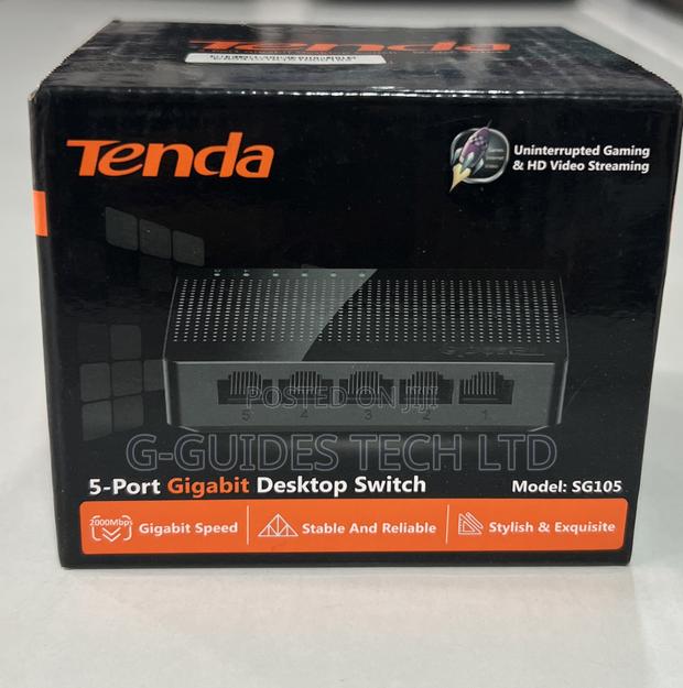 Tenda 5port Gigabit Switch, 5-Port GIGABIT DESKTOP SWITCH · Photo 1
