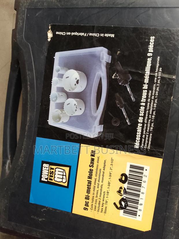 9cs Bi Metal Hole Saw Kit · Photo 7