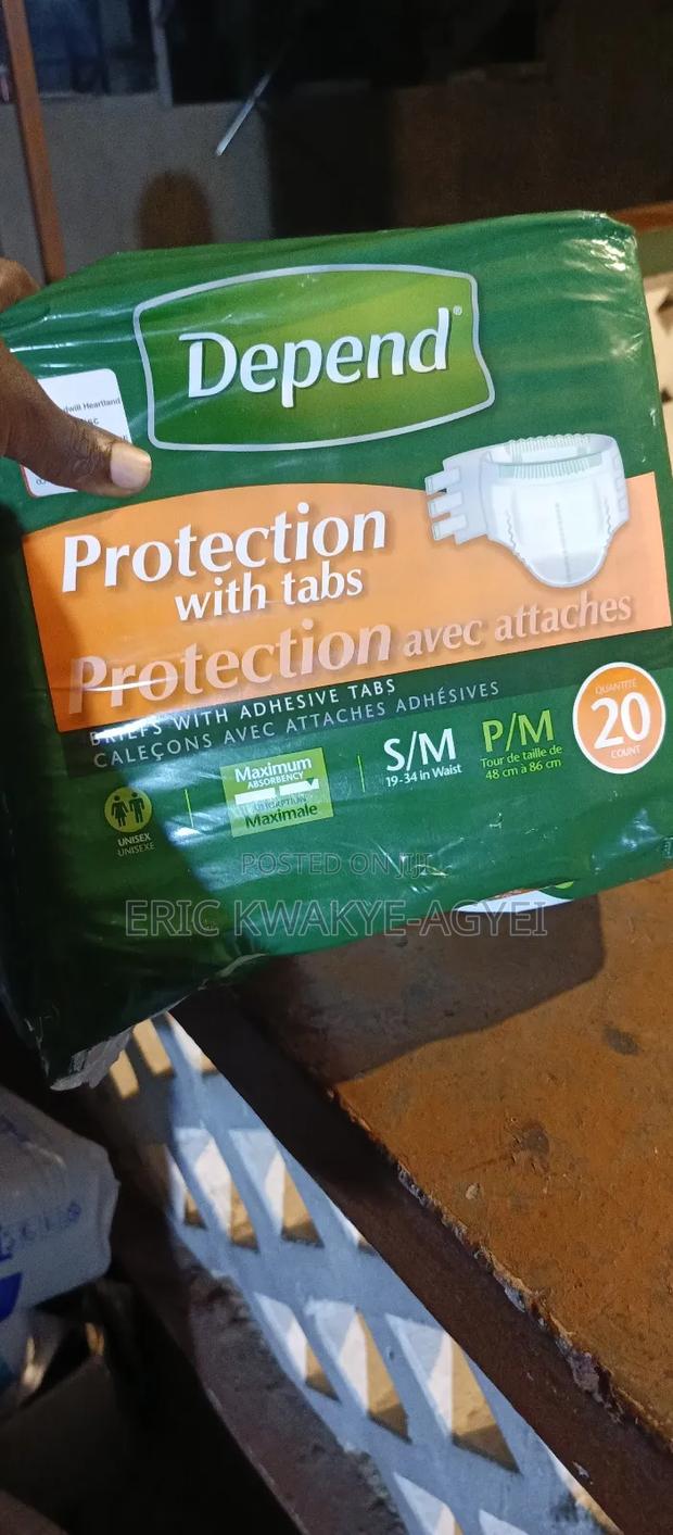 Depend Protection With Tabs, S/M, Max Absorbency, 20-Count · Photo 1