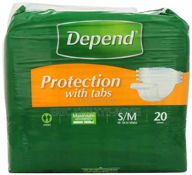 Depend Protection With Tabs, S/M, Max Absorbency, 20-Count · Photo 2