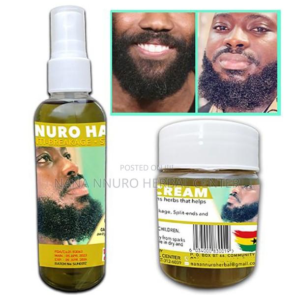 Nnuro Hair Growth Oil - 100ml + Hair Growth Cream - 140g · Photo 1