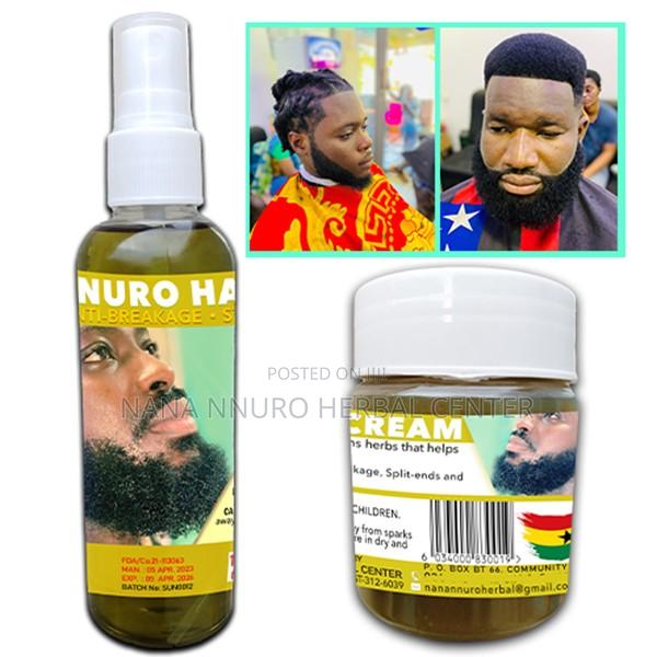 Nnuro Hair Growth Oil - 100ml + Hair Growth Cream - 140g · Photo 2