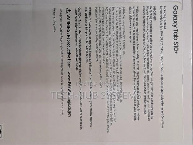 New Samsung Galaxy Tab S10+ 5G 256 GB Gray · Photo 2