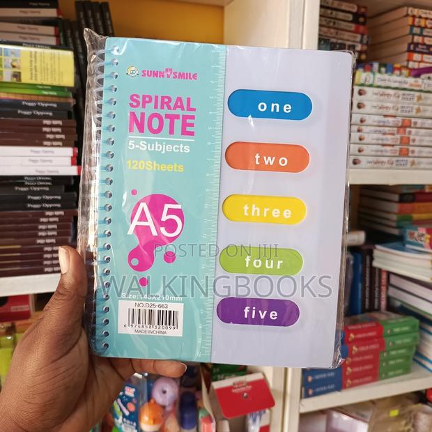 Spiral Notebook 5 Subjects · Photo 2